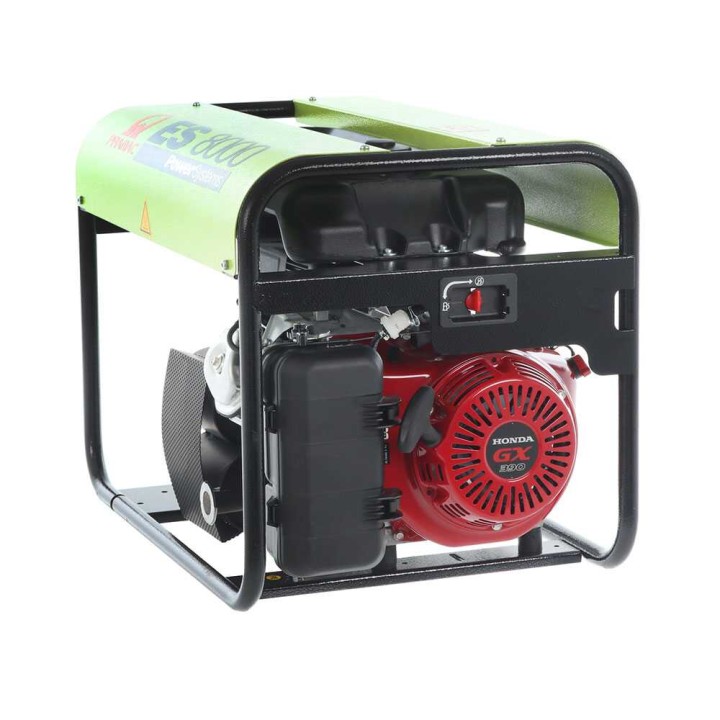 Pramac ES 8000 kolmivaihegeneraattori, 6,6 kW, Honda GX 390, AVR, bensiini