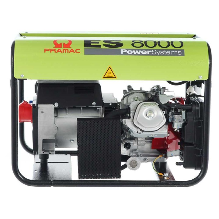 Pramac ES 8000 kolmivaihegeneraattori, 6,6 kW, Honda GX 390, AVR, bensiini