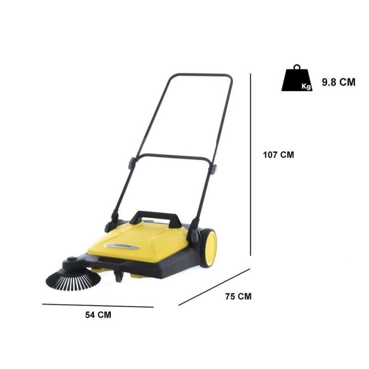 Kärcher S 4 työnnettävä lakaisukone, 51 cm työskentelyleveys