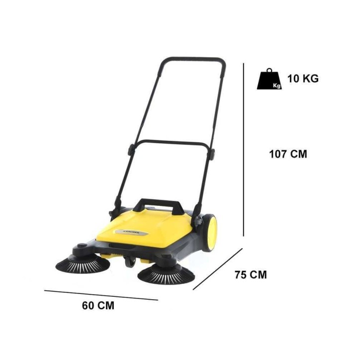Kärcher S 4 Twin työnnettävä lakaisukone, 68 cm, 20 l