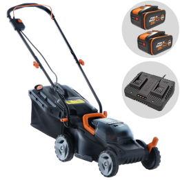 Worx WG779E 1 akkuruohonleikkuri 34 cm 40 V 2 4 Ah