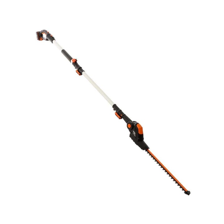 Worx WG252E akkukäyttöinen pensasleikkuri teleskooppivarrella, 20 V, 45 cm