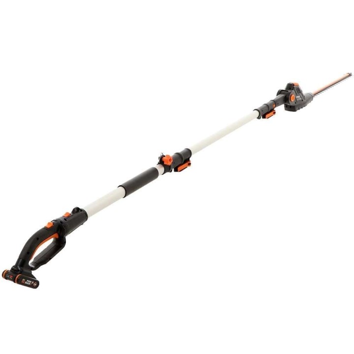 Worx WG252E akkukäyttöinen pensasleikkuri teleskooppivarrella, 20 V, 45 cm