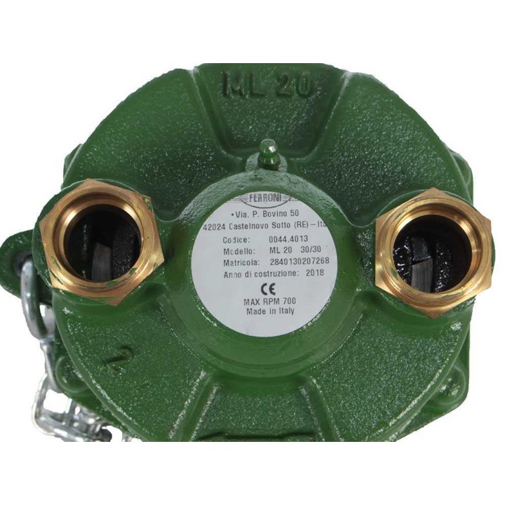 Ferroni ML 20 traktorikäyttöinen kastelupumppu, 180 l/min, 30 mm liitännät