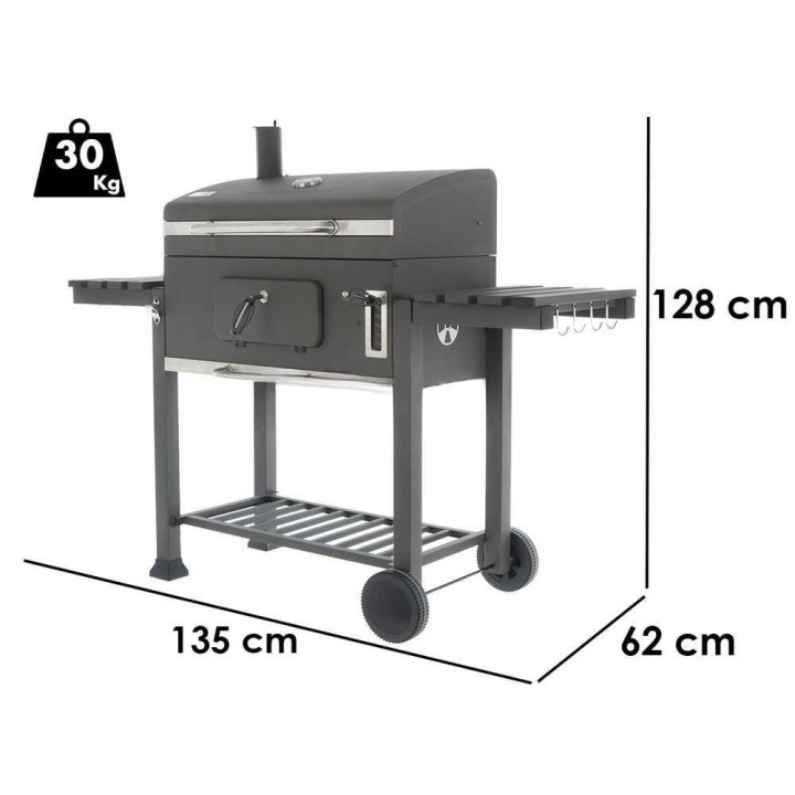 Royal Food CB3000 Large hiiligrilli, 3 000 cm², ruostumaton teräs