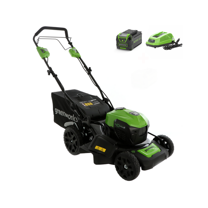Greenworks GD40LM46SPK4 akkuruohonleikkuri 46 cm 40 V 4 Ah