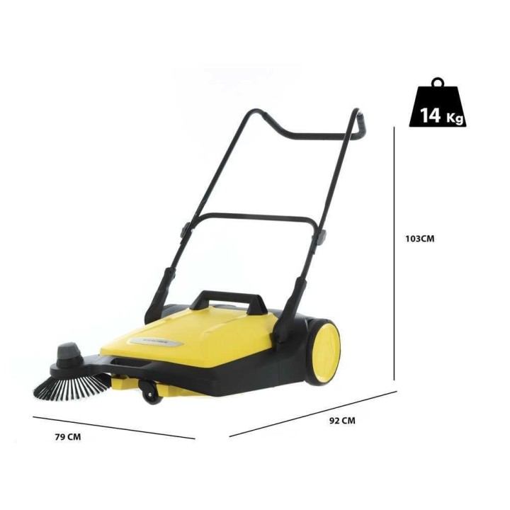 Kärcher S 6 työnnettävä lakaisukone, 67 cm, 38 l, kokoontaitettava