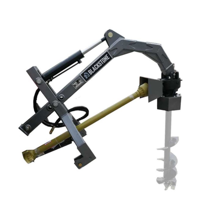 BlackStone BHD500 HR traktorikäyttöinen maapora hydraulisella syötöllä, porauskärki ei sisälly