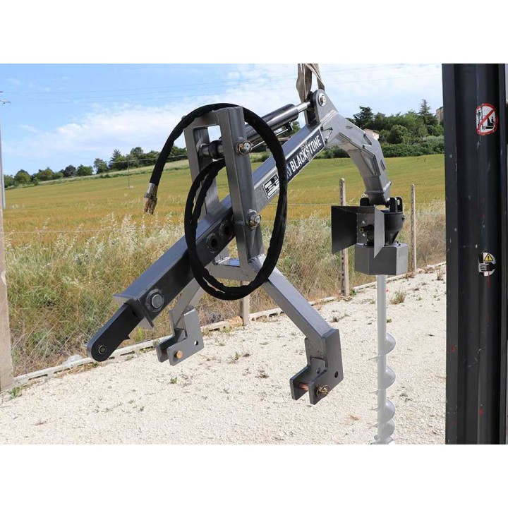 BlackStone BHD500 HR traktorikäyttöinen maapora hydraulisella syötöllä, porauskärki ei sisälly