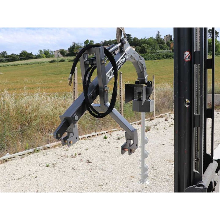 BlackStone BHD500 HR traktorikäyttöinen maapora hydraulisella syötöllä, porauskärki ei sisälly