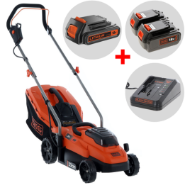 Black Decker BCMW33184L2 QW akkuruohonleikkuri 33 cm 2 18 V 4 Ah