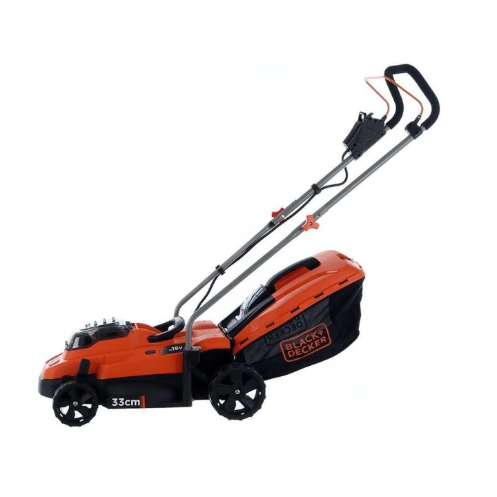 Black & Decker BCMW33184L2-QW akkuruohonleikkuri, 33 cm, 2 × 18 V 4 Ah