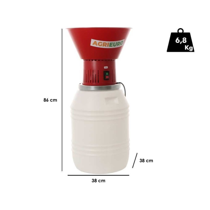 AG002 sähkömylly viljoille, 890 W, 230 V, 50 l