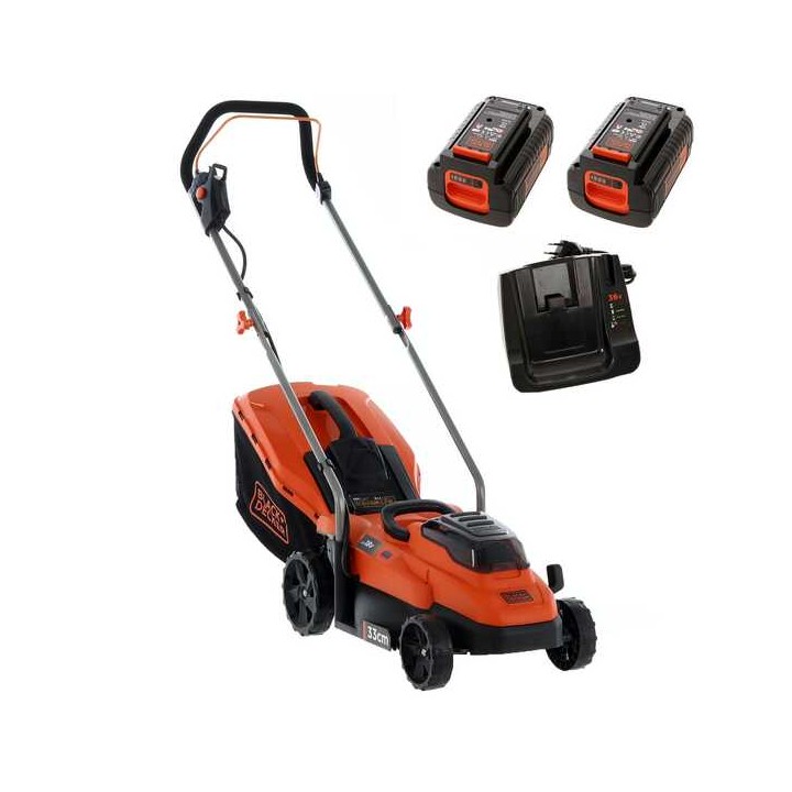 Black Decker BCMW3336L2 QW akkuruohonleikkuri 36 V 33 cm velotukseen