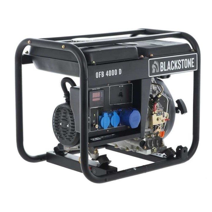 BlackStone OFB 4000 D dieselgeneraattori, 2,8 kW, 3,1 kW, 230 V