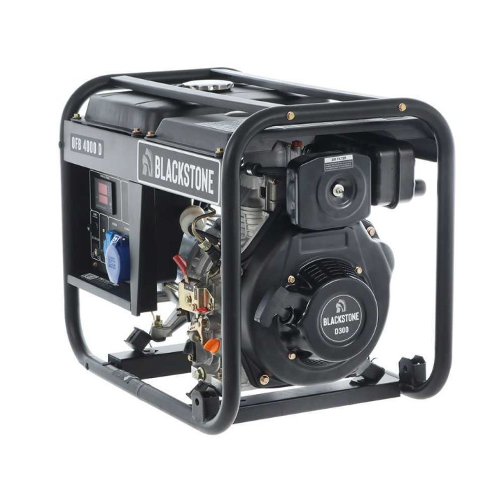 BlackStone OFB 4000 D dieselgeneraattori, 2,8 kW, 3,1 kW, 230 V