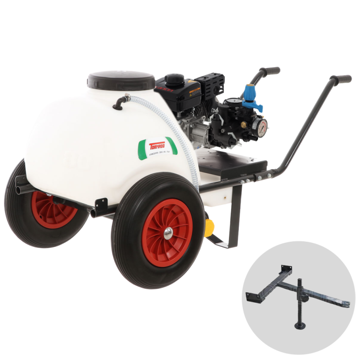 Comet MTP MC 25 Loncin 148F 2 ruiskutusvaunu 120 l 4 HP 25 bar