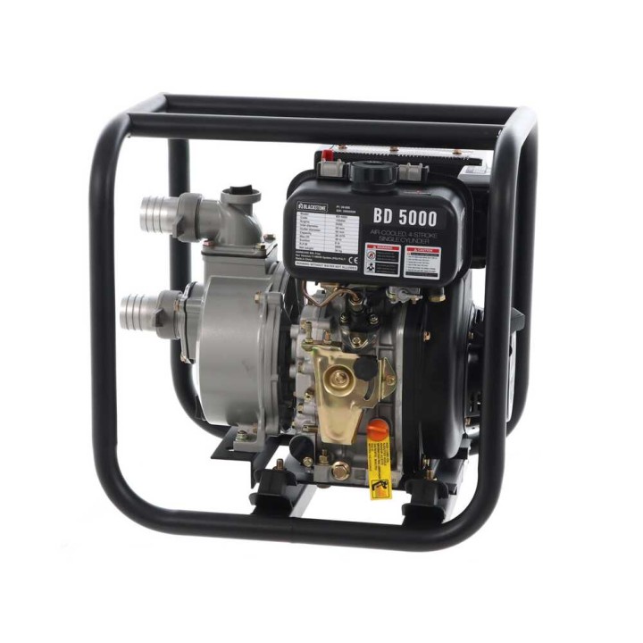 BlackStone BD 5000 dieselmoottoripumppu, 600 l/min, 50 mm liitännät