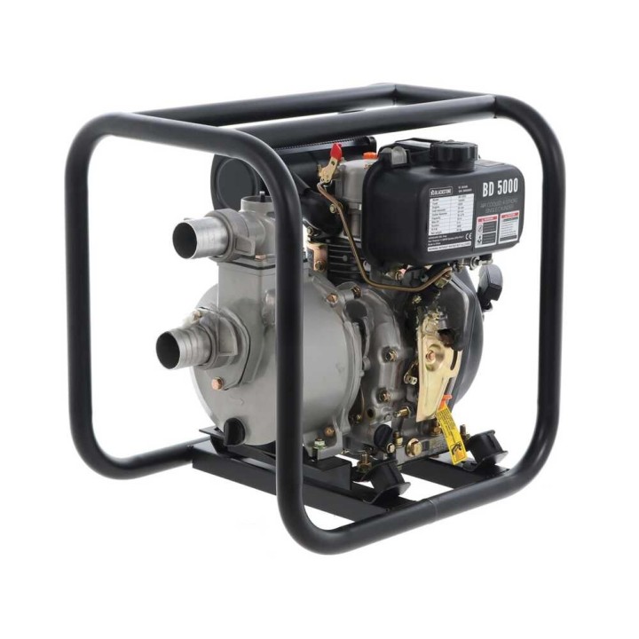 BlackStone BD 5000 dieselmoottoripumppu, 600 l/min, 50 mm liitännät
