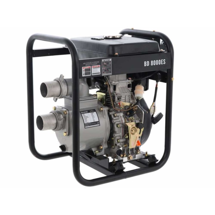 BlackStone BD 8000ES dieselmoottoripumppu, 6 HP, 80 mm liitännät