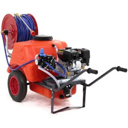 Comet MTP MC 25 Loncin ruiskutuspumppu kärryllä ja 150 l säiliöllä