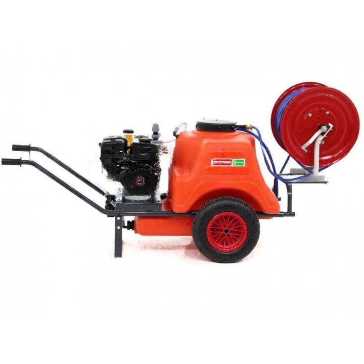 Comet MTP MC 25 Loncin ruiskutuspumppu kärryllä ja 150 l säiliöllä