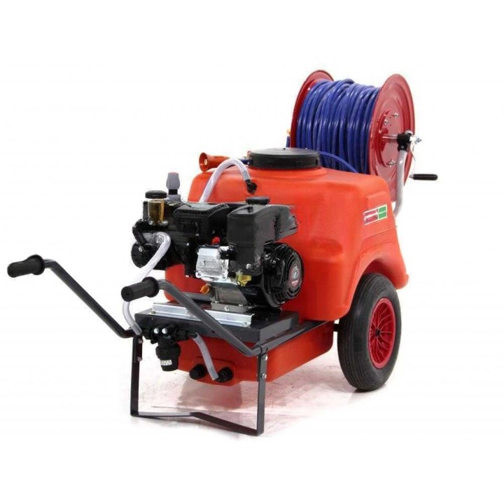 Comet MTP MC 25 Loncin ruiskutuspumppu kärryllä ja 150 l säiliöllä