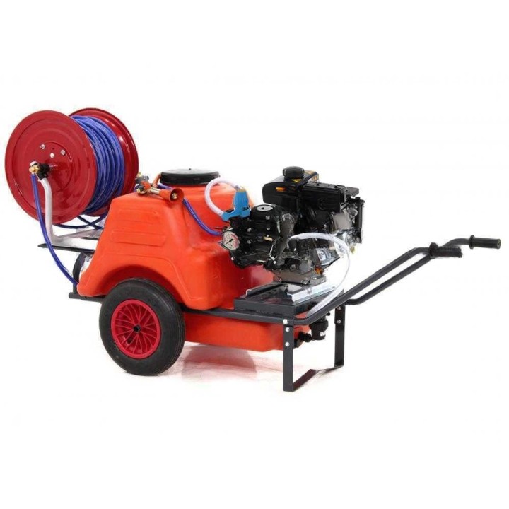 Comet MTP MC 25 Loncin ruiskutuspumppu kärryllä ja 150 l säiliöllä