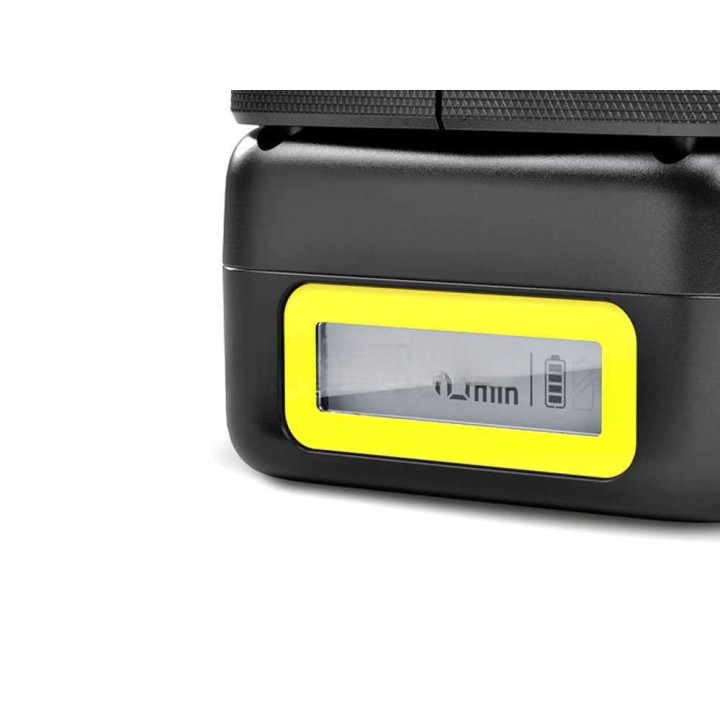 Karcher Battery Power 18 V 5 Ah litiumioniakku, LCD-näyttö, IPX5-su].