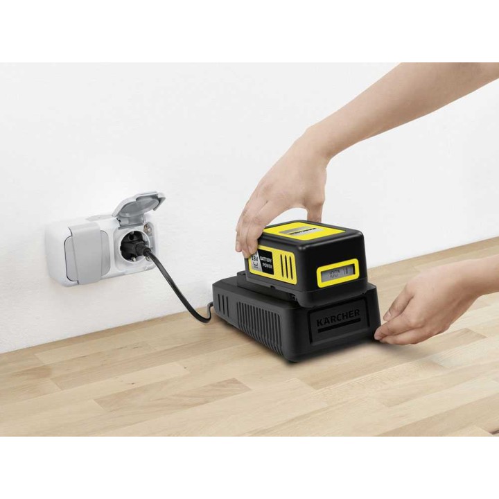 Kärcher Battery Power 18/50 akku ja laturi, 18 V, LCD-näyttö