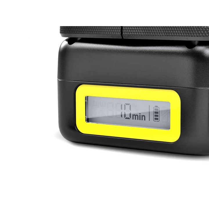 Kärcher Battery Power 18/50 akku ja laturi, 18 V, LCD-näyttö