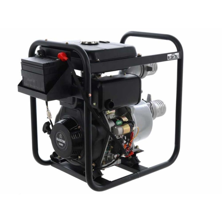 BlackStone BD 10000ES dieselmoottoripumppu, 9,5 HP, 100 mm liitännät