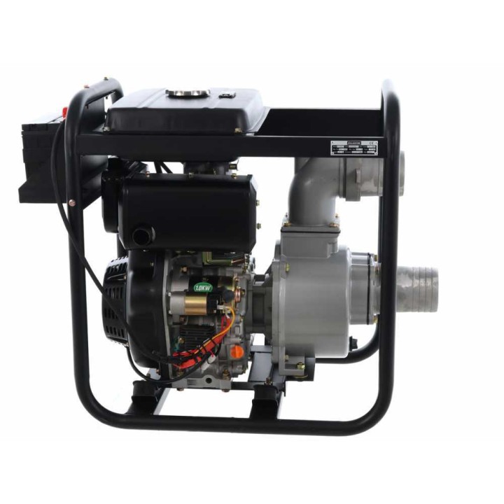 BlackStone BD 10000ES dieselmoottoripumppu, 9,5 HP, 100 mm liitännät