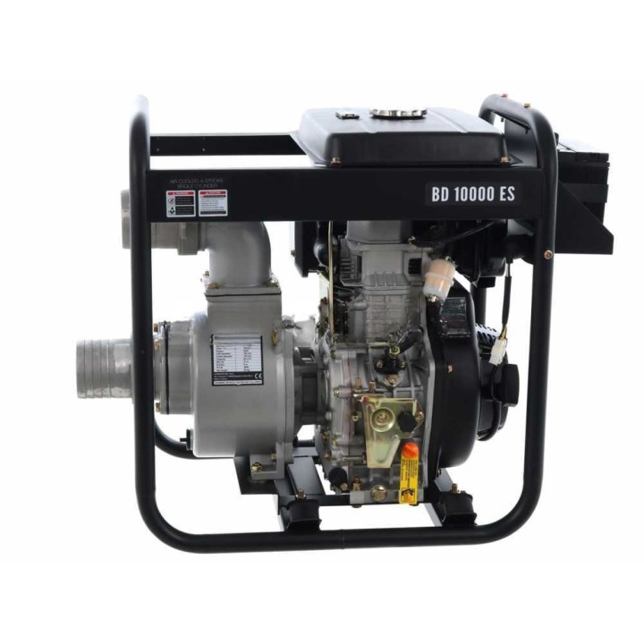 BlackStone BD 10000ES dieselmoottoripumppu, 9,5 HP, 100 mm liitännät