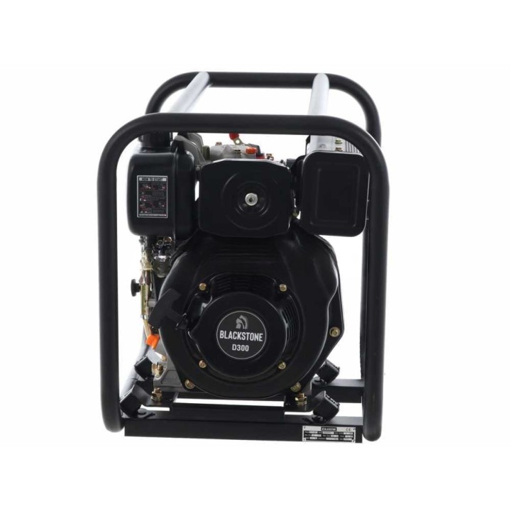 BlackStone BD-H 5000 dieselkäyttöinen korkeapainepumppu, 6 HP, 500 l/min, 50 mm