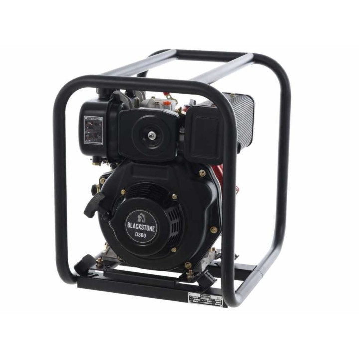 BlackStone BD-H 5000 dieselkäyttöinen korkeapainepumppu, 6 HP, 500 l/min, 50 mm