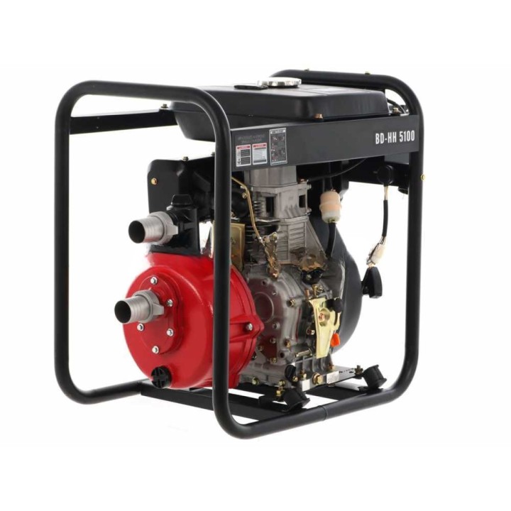 BlackStone BD-HH 5100 diesel-vesipumppu, 9 HP, 500 l/min, 50 mm liitännät