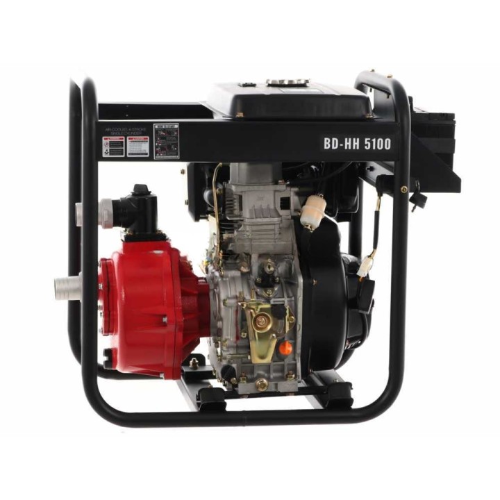 BlackStone BD-HH 5100 diesel-vesipumppu, 9 HP, 500 l/min, 50 mm liitännät