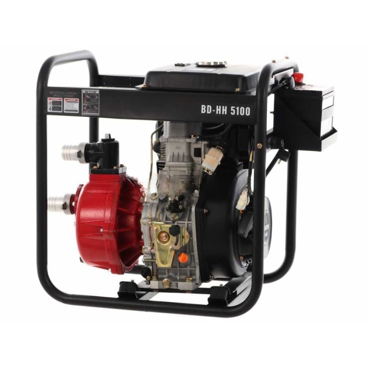 BlackStone BD-HH 5100 diesel-vesipumppu, 9 HP, 500 l/min, 50 mm liitännät