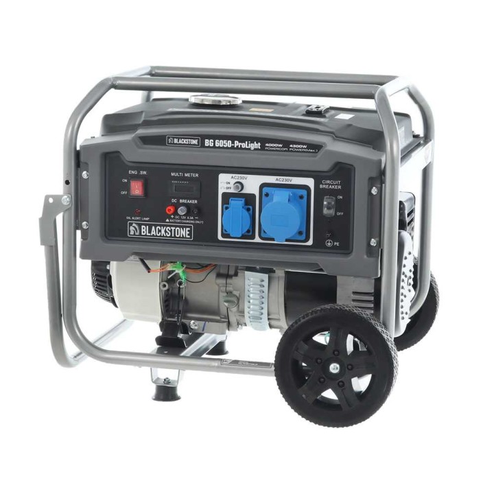 BlackStone BG 6050-ProLight bensiinigeneraattori, 4 kW, 4,3 kW, AVR, 20 l