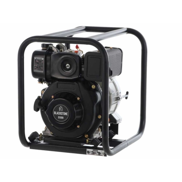 BlackStone BD-T 8000 dieselkäyttöinen likavesipumppu, 6 HP, 80 mm liitännät