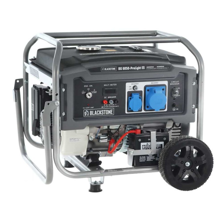 BlackStone BG 6050-ProLight ES generaattori, 4,3 kW, 230 V, AVR ja sähköinen käynnistys