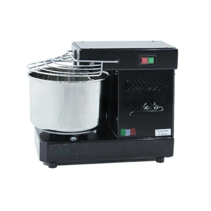 Famag Grilletta IM 5/230 spiraalitaikinakone, 5 kg, 370 W, 230 V, musta