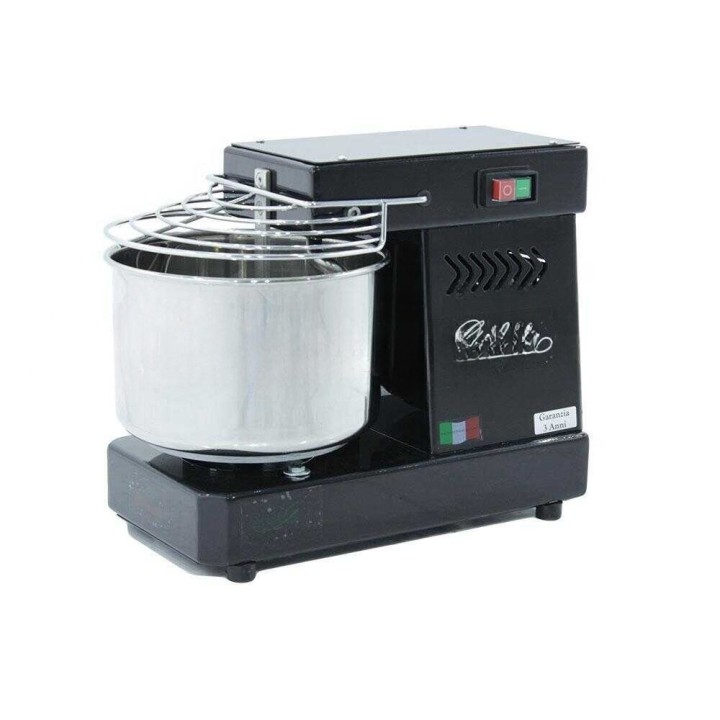 Famag Grilletta IM 5/230 spiraalitaikinakone, 5 kg, 370 W, 230 V, musta