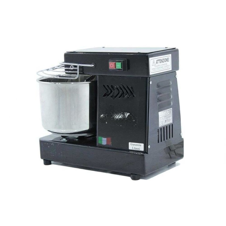 Famag Grilletta IM 5/230 spiraalitaikinakone, 5 kg, 370 W, 230 V, musta
