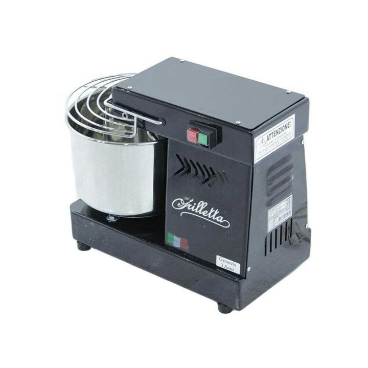 Famag Grilletta IM 5/230 spiraalitaikinakone, 5 kg, 370 W, 230 V, musta
