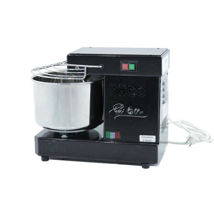Famag Grilletta IM 5/230 spiraalitaikinakone, 5 kg, 370 W, 230 V, musta