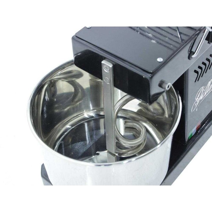 Famag Grilletta IM 5/230 spiraalitaikinakone, 5 kg, 370 W, 230 V, musta