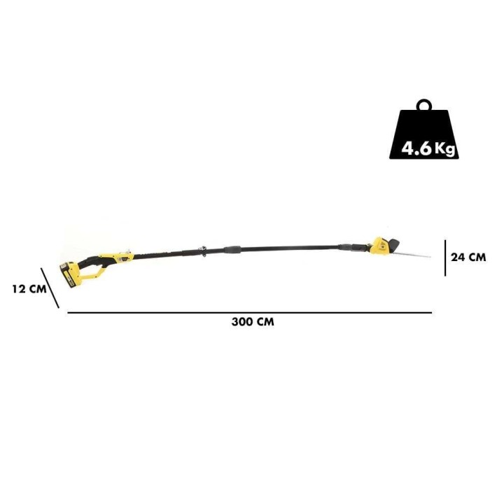 Karcher PHG 18-45 akkukäyttöinen teleskooppipensasleikkuri, 45 cm, ilman akkua ja laturia