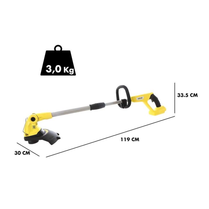 Karcher LTR 18-30 akkukäyttöinen trimmeri, 18 V, 300 mm, ilman akkua ja laturia